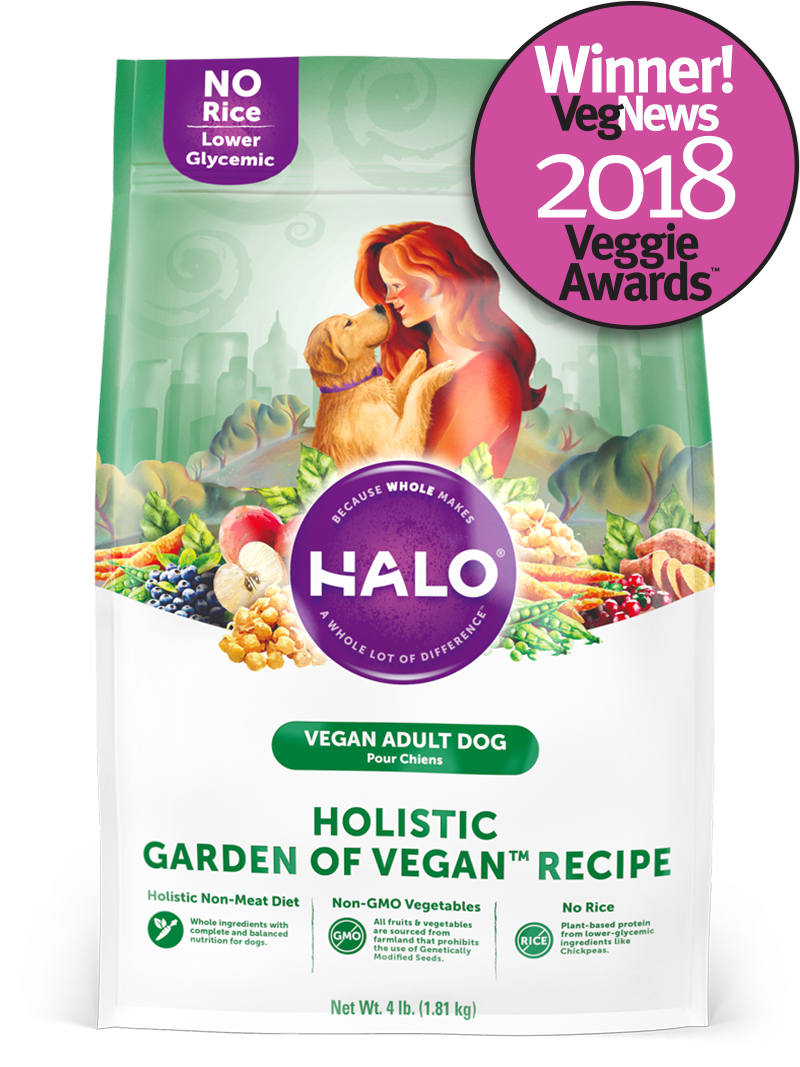 Halo holistic garden of vegan adult dry dog hot sale food