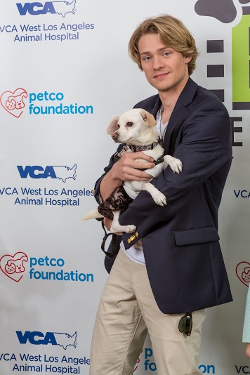 Lou Wegner at the Dog Film Festival in LA