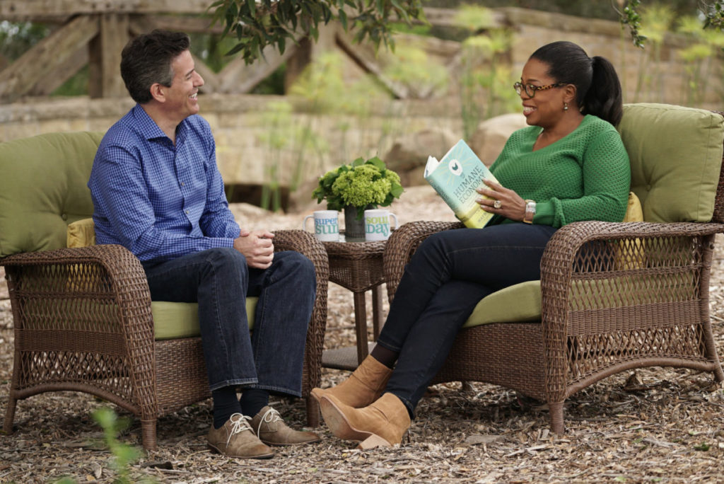 Wayne Pacelle talks to Oprah Winfrey on her show, Super Soul Sunday. The episode aired on August 21st on the OWN Network. 