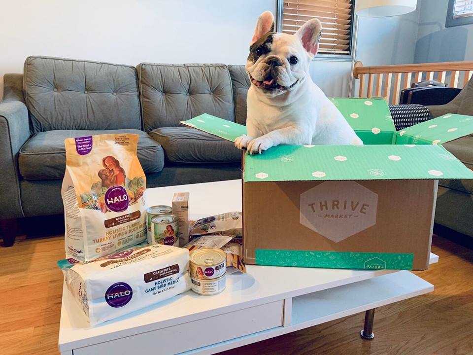 Manny the Frenchie and Thrive Market