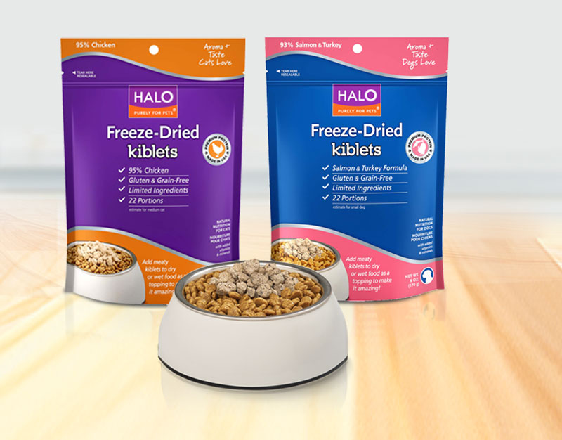 Halo Pets Freeze Dried kiblets