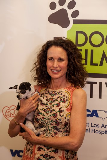 Andy MacDowell at the Dog Film Festival in LA